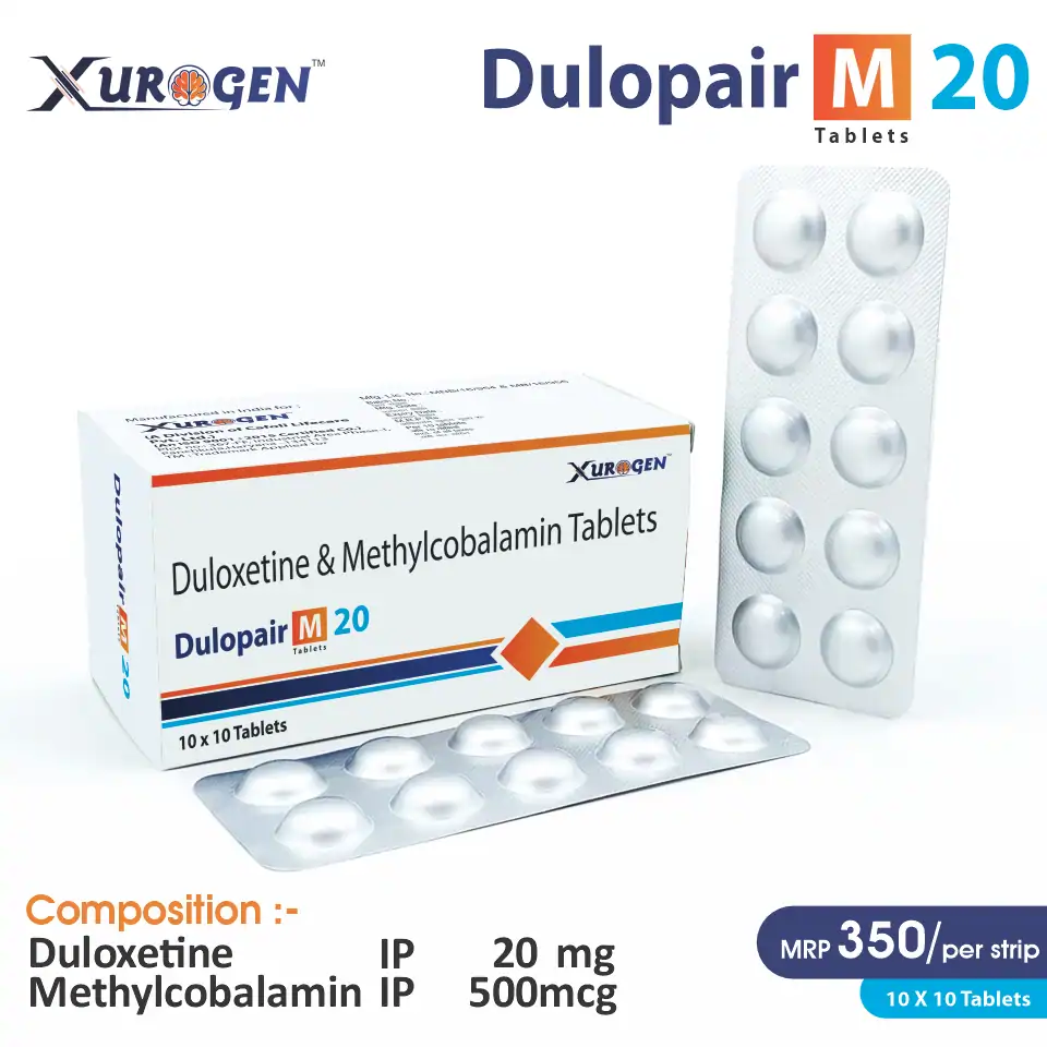 Duloxetine 20mg + Methylcobalamin 500mcg Tablet at Best Price in PCD Medical Pharma for Depression & Neuropathy